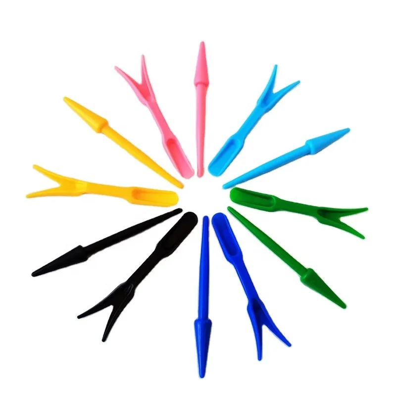 Colorful Garden Plastic Seeds Widger Seedlings Dibber Sowing Digging Tools Transplanting Planting Bonsai Tool