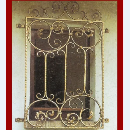 2011 new design china manufacture producer wrought iron window grill