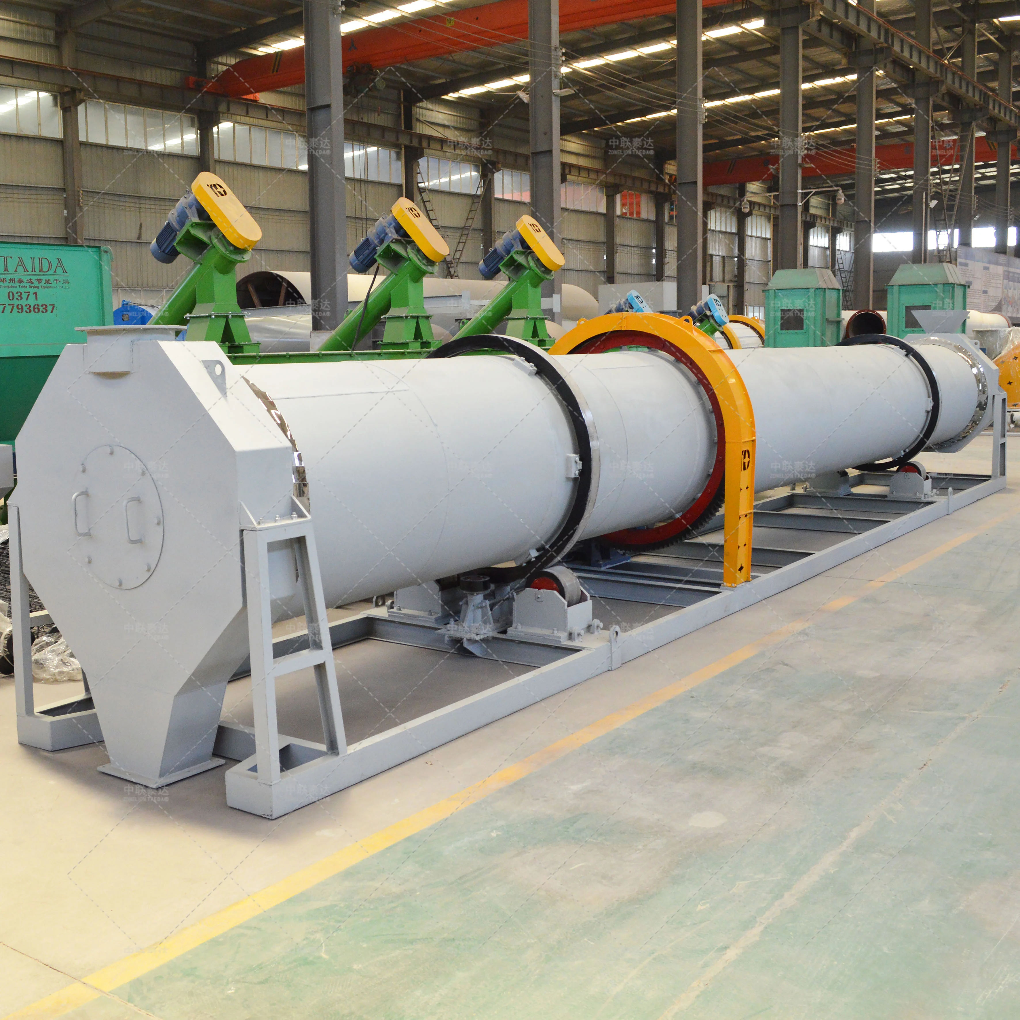 High Capacity RDF Recycled Derivation Fuel Construction Wastes MED Rotary Drum Dryer New Product 2020 Provided 1 Set 5800 CN;HEN