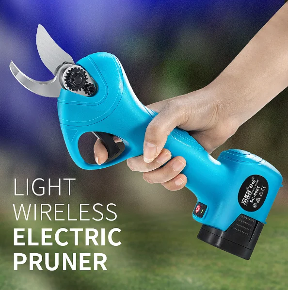 25mm Cordless Electric Efficient Save Time Energy 2pcs Backup Rechargeable Lithium Battery Tree Branch Pruner
