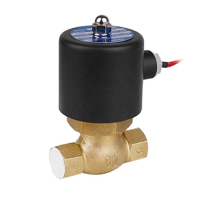 US-20 2L-20 series Normally Closed 3/4 Inch Brass Solenoid Valve  2/2 Way High Temperature Steam Solenoid Valve