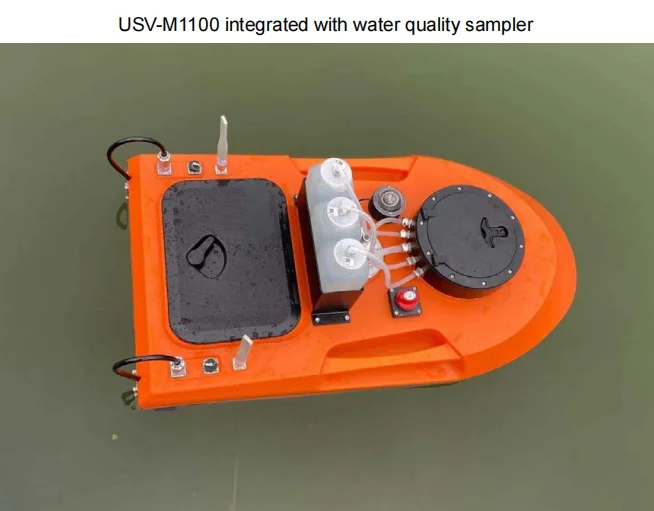 USV-M1100 unmanned surface vessel option autonomous navigation system mountable for adcp scan sonar