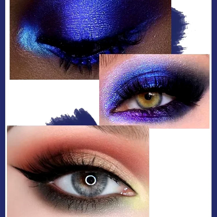 MLM Custom Makeup High Pigment Multichrome EyeShadow Luxury Duochrome Pressed Chameleon Vegan Custom Logo Duochrome Eyeshadow