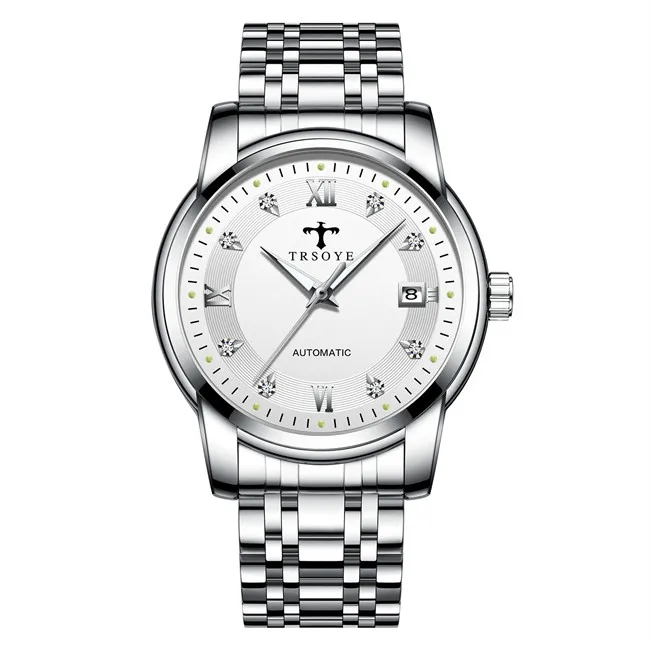 Wrist Watch Gold Skeleton Waterproof Luxury Automatic High Quality Stainless Steel Tourbil Wholesale Custom Men Mechanical Watch