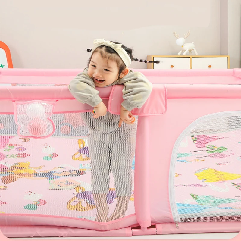 Factories baby fence Plaype Play Yard Safety Indoor Playground Safety Fence Baby anti-rollover anti-collision fence