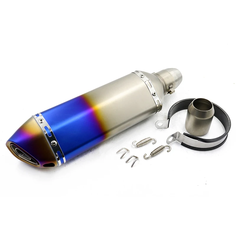 Stainless KTM 125 sx escape Muffler 51mm For KTM Duke 250 Silencer 400cc Scooter Escapes Motorcycle Exhaust Pipes