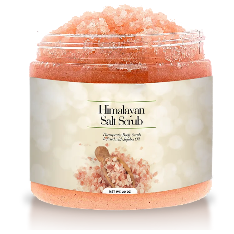 Pink Himalayan Salt Body Scrub100% Natural Exfoliating Body Scrub with Sweet Moisturizes.