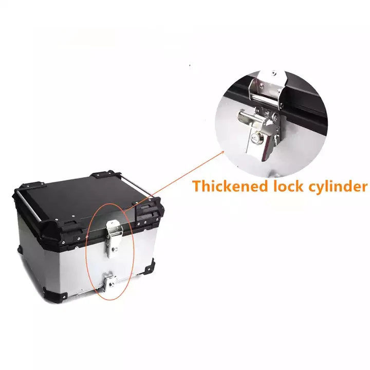 MT 25L motorcycle helmet motorbike accessories para motos alloy Tail top box motorcycle aluminum top case