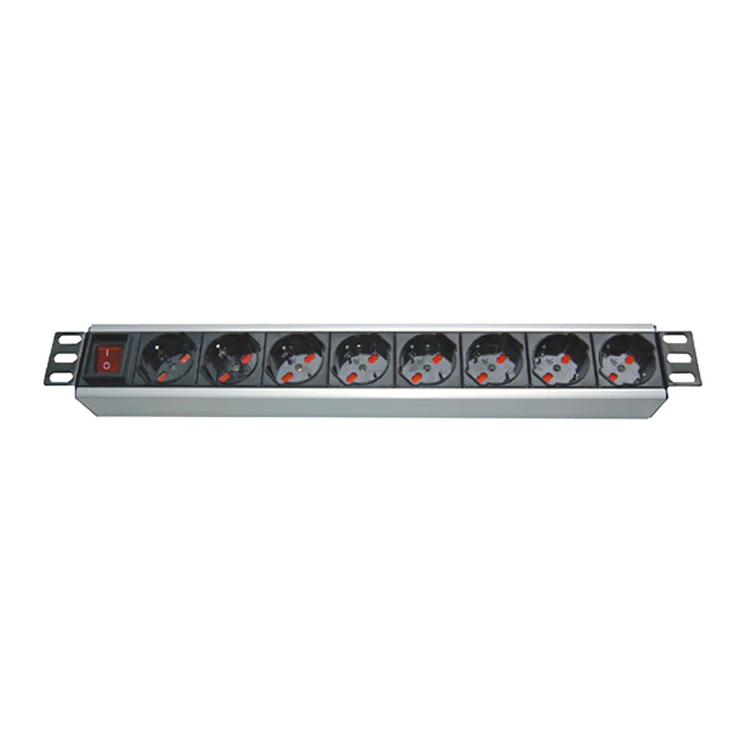 250v 8-ways cabinet power pdu italian rack socket
