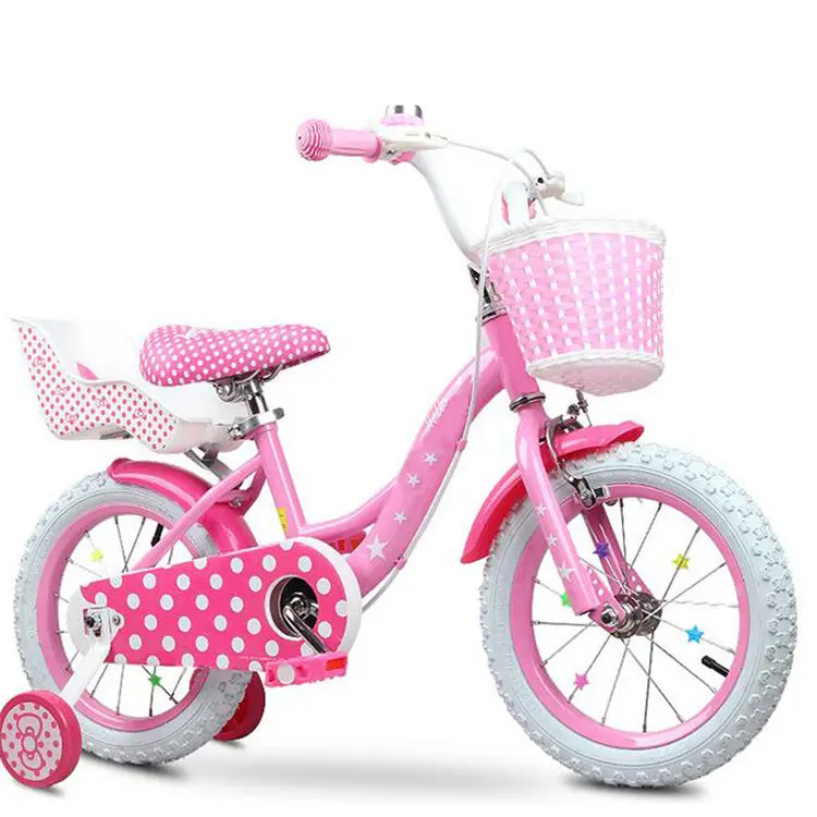High steel frame kids girls cycle 12 14 16 18 inch children bicycle / New Model Unique Kids Bike / Baby Girl Cycle for children