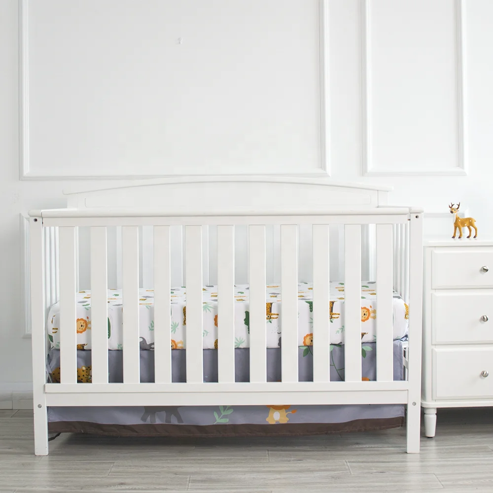 Cartoon Animal Elephant Lion 100% Cotton Organic Cot Newborn Boy Nursing Bed Set Baby Crib bedding set