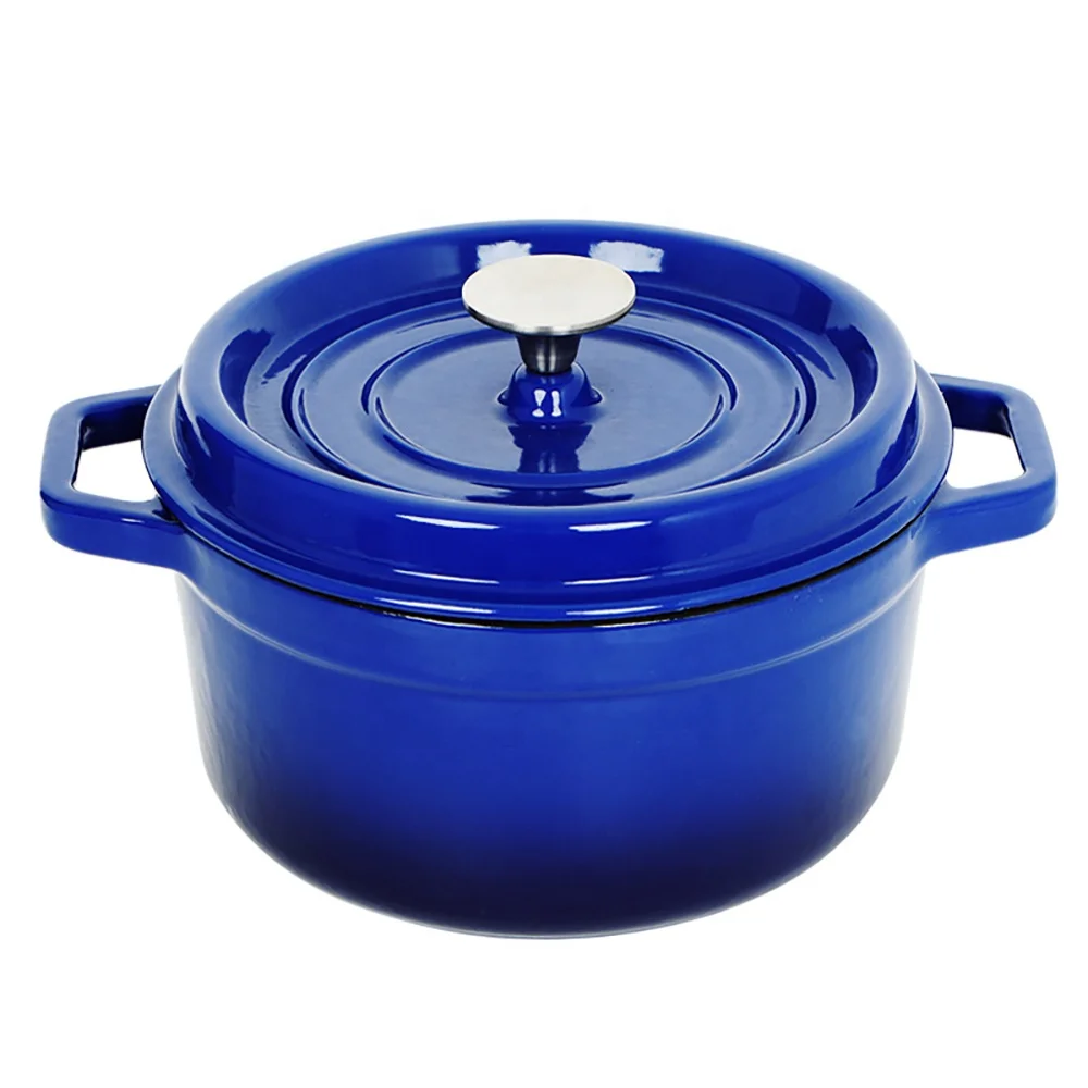 Factory High Quality Wholesale Enamel Cast Iron Casserole Pots And Pans Cookware Set