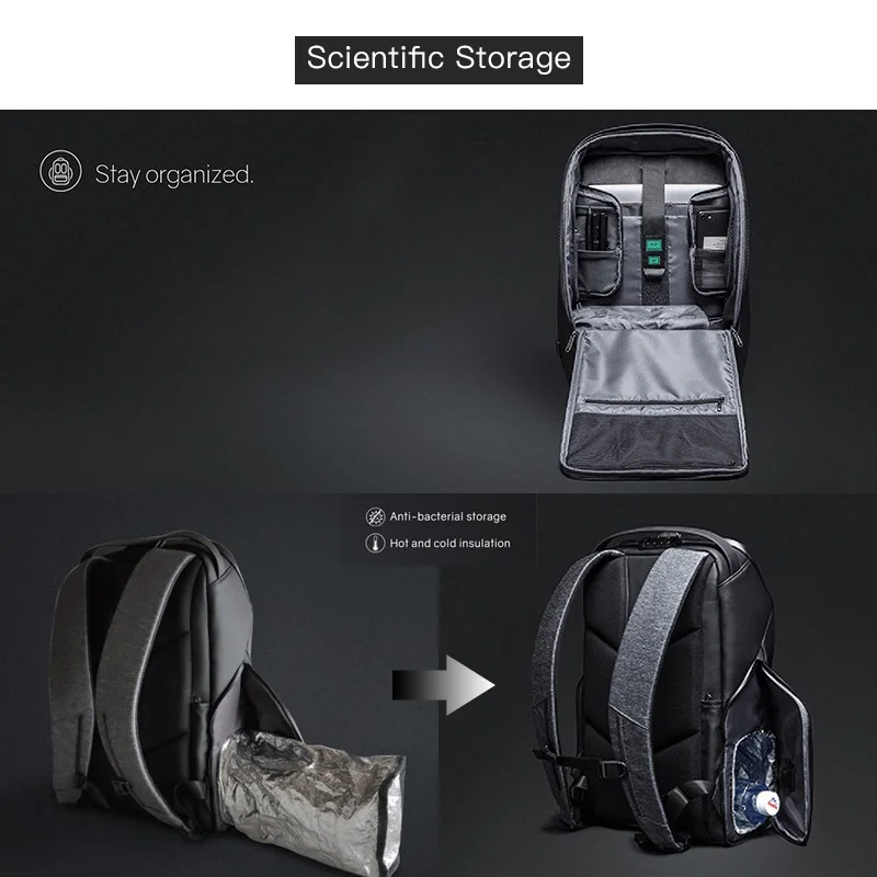 Рюкзак с защитой от кражи usb-портом