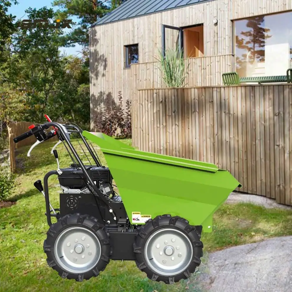 Xingta 300kg/100L Gasoline Wheel Barrow Concrete Heavy Duty Wheelbarrow For Garden Bolivia