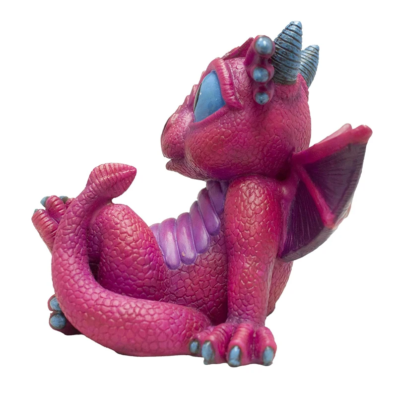 Custom Small Plastic Animals Figures , Realistic 3D Dragon PVC Figures Animal , Cartoon Monster Design Animal PVC Figures Toy