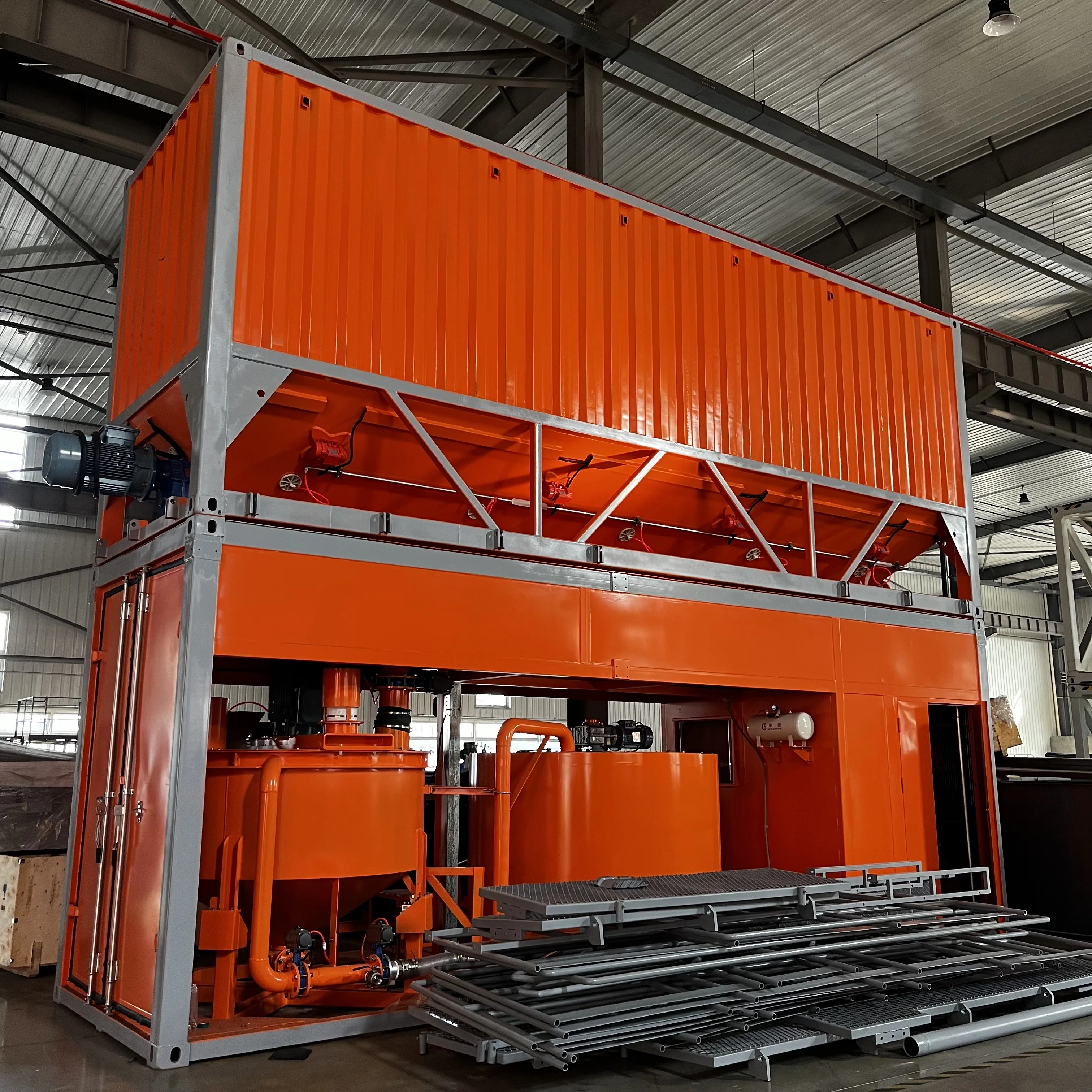 SDDOM factory Full Automatic Jet Grouting Station Cement Grout Mixing Plant Mud Grout Batching Plant For Sale