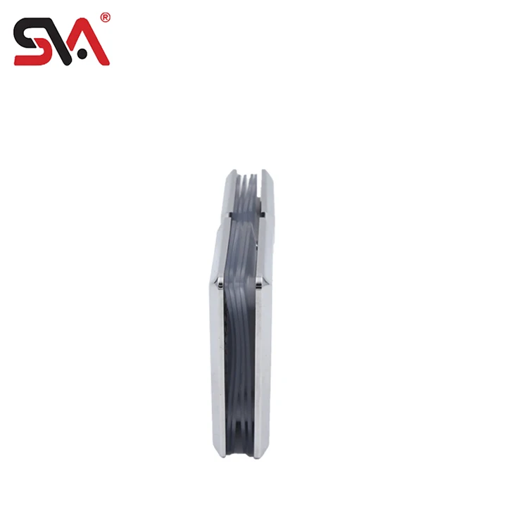 SVA-213A Bathroom Hotel Office Sliding Glass Door Connector 180 Degree Brass PC BN SB MB Frameless Shower Door Hinge