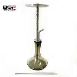 2023 Popular Style 58CM Mexanika Smoke Russian Steam Machine Wholesale Stainless Steel Hookah Shisha Without Bottle