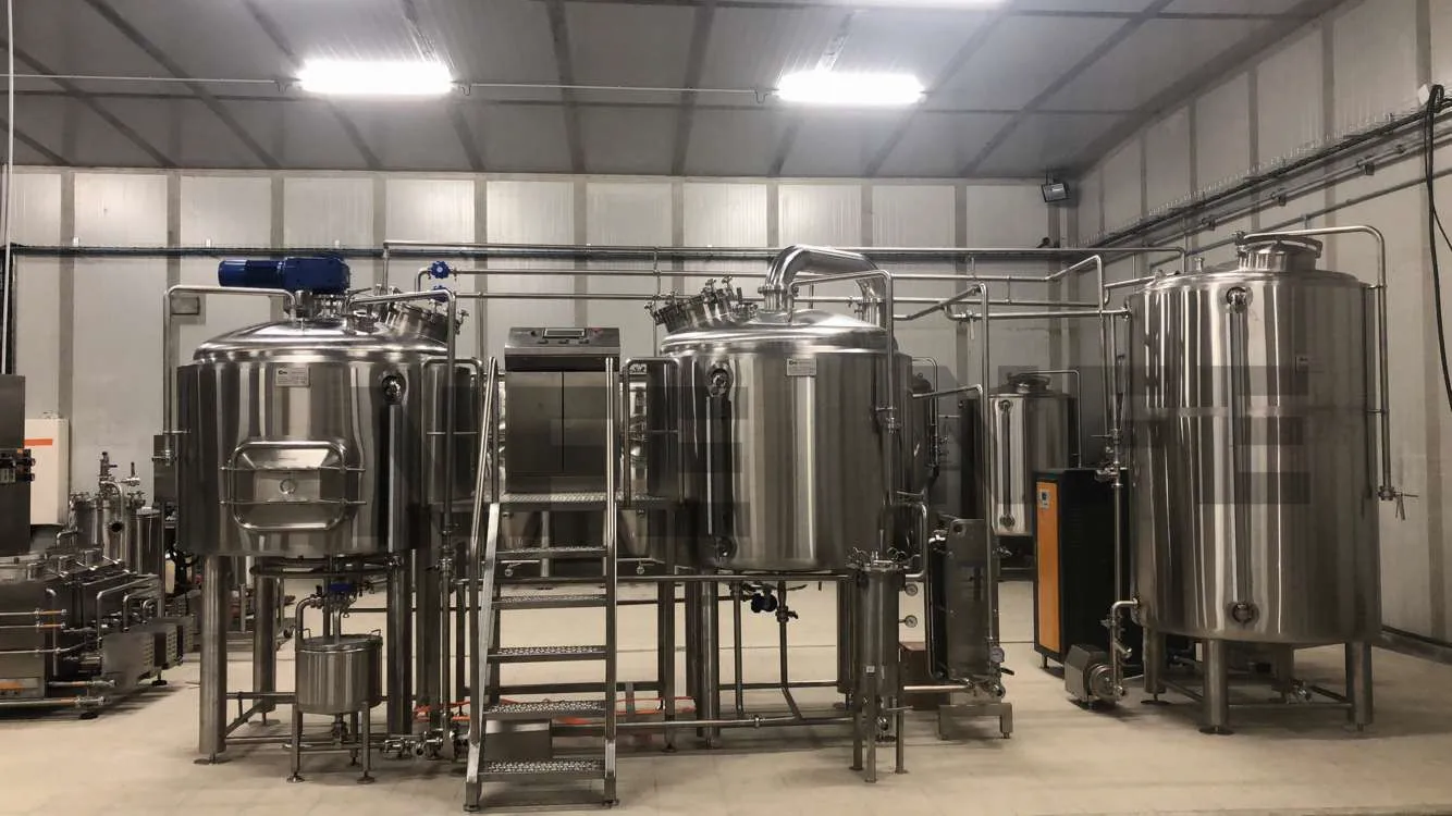 
full automatic alcohol beer production equipment, brewing system 
