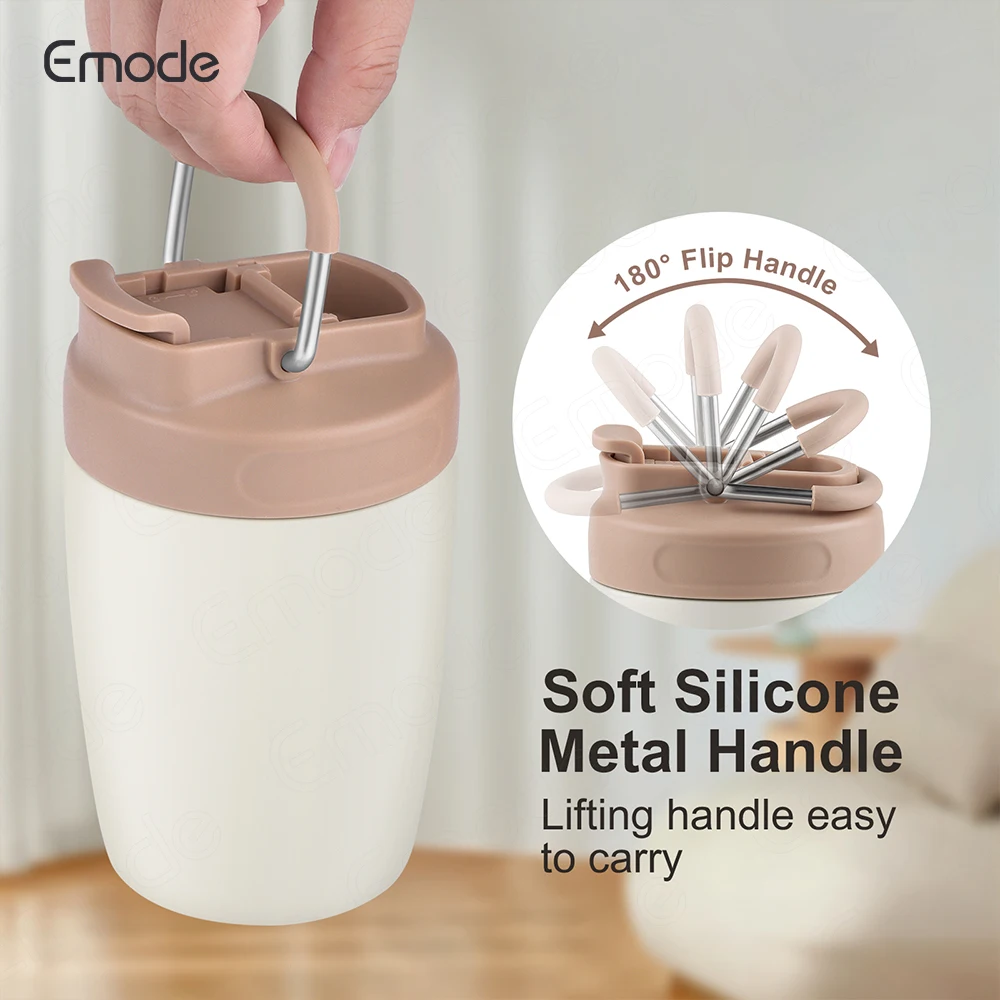 Emode Wholesale Supplier Stainless Steel 12oz Double Walled Tumbler Travel Mug Warmer With Lid