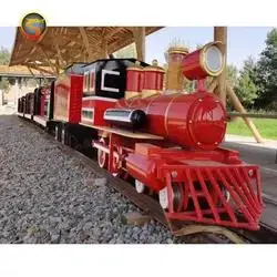 Cheap Price Amusement Park Steam Kids Attractions Rides Electric Mini Track Train for
