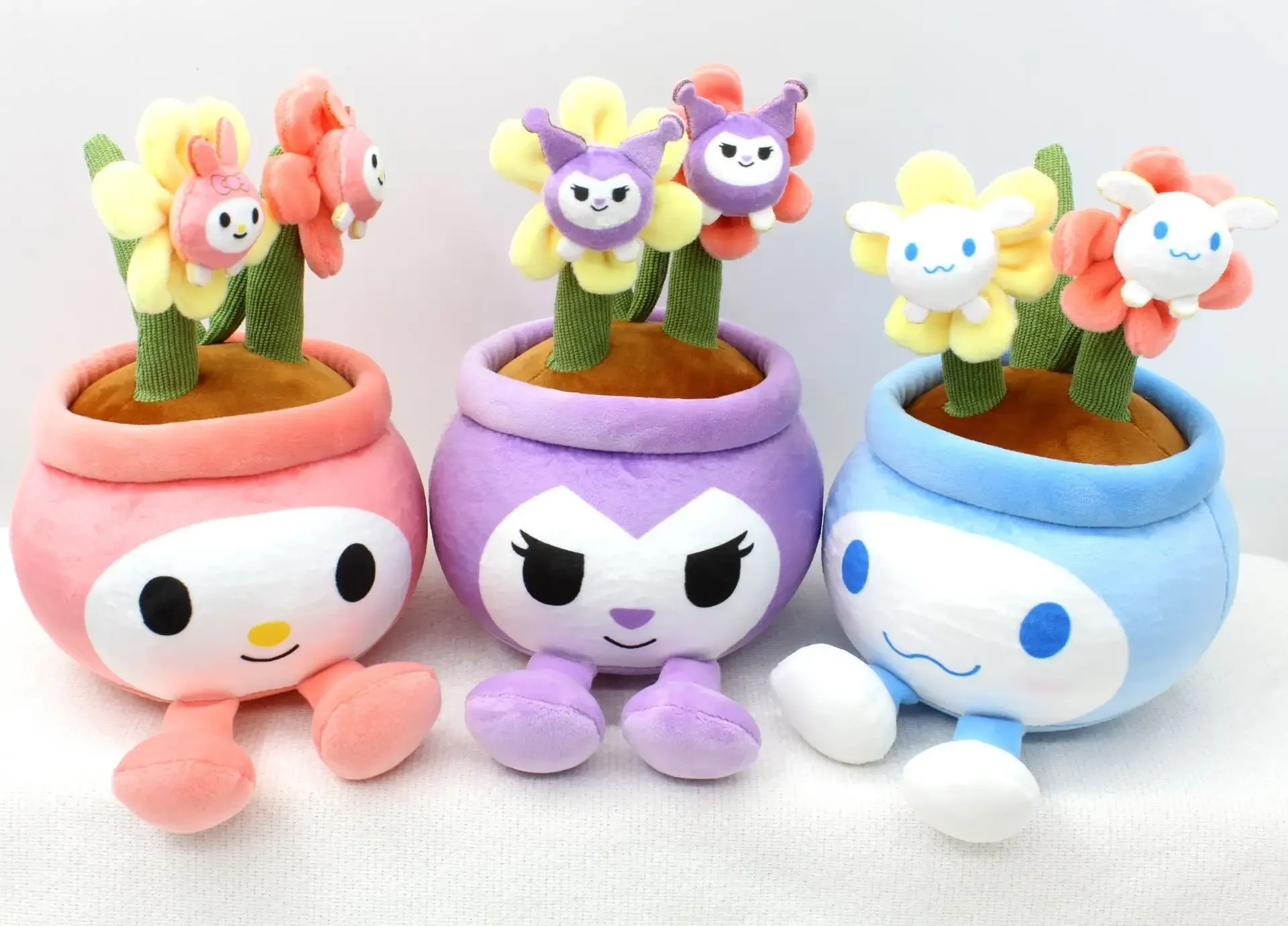 Hot Selling Bouquet Plushies Plant Potted Small Flowers Plush Toy Kids Doll Stuffed Toy Customized Plush Custom Soft Plush Toy