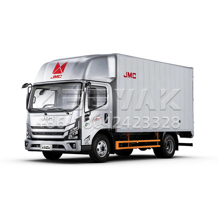 JMC New Conquer Van Truck 15 Years Manufacturer Cargo Trucks New Carrying Plus Jiang Ling Motors 92HP 122HP 163HP
