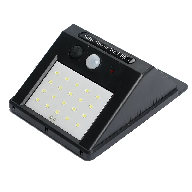 LED Solar Power PIR Motion Sensor Wall Light 20LED Outdoor Waterproof Energy Saving Street Yard Path Home Garden Lamp