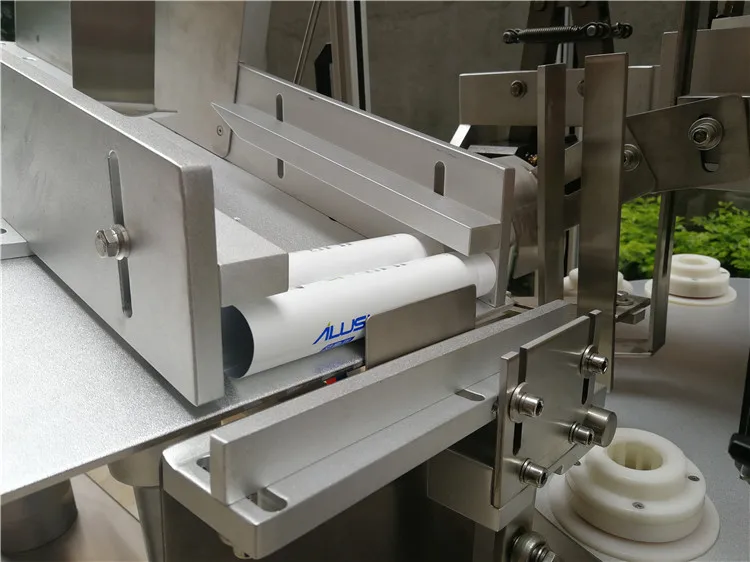 Aluminum tube automatic filling and sealing machine for ointment
