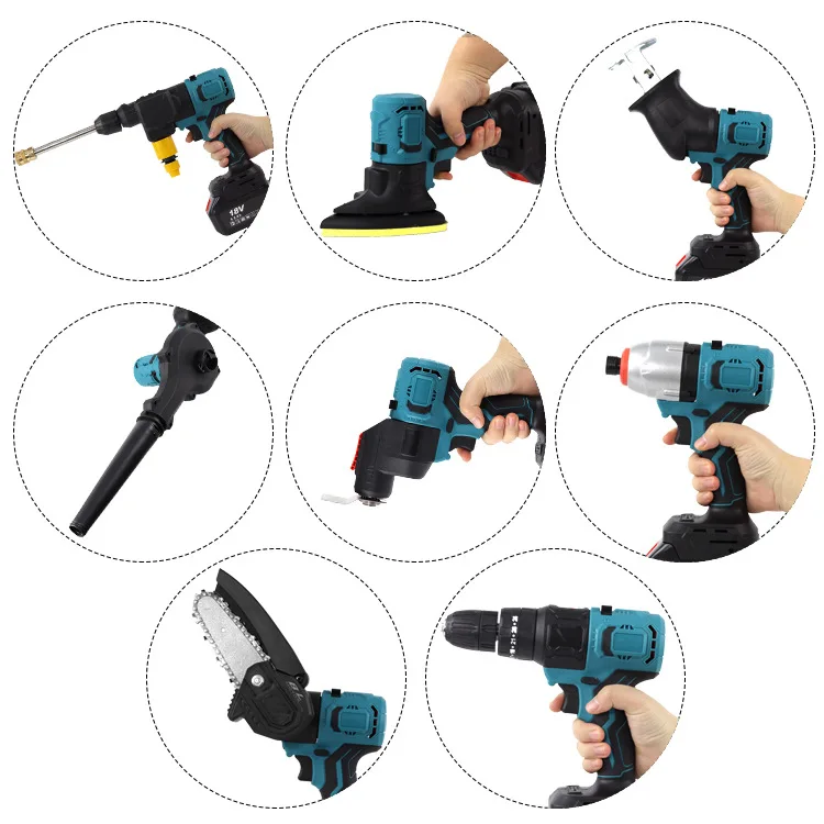 cordless drill multi functional  treasure Cross-border rechargeable lithium battery universal treasure  electric tool kit