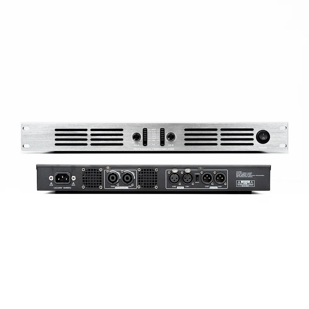 K2 Digital Audio Power Amplifier Professional 200W 2 Channels Class D Preamplifier DJ Audio Sound Amplifier Processor System