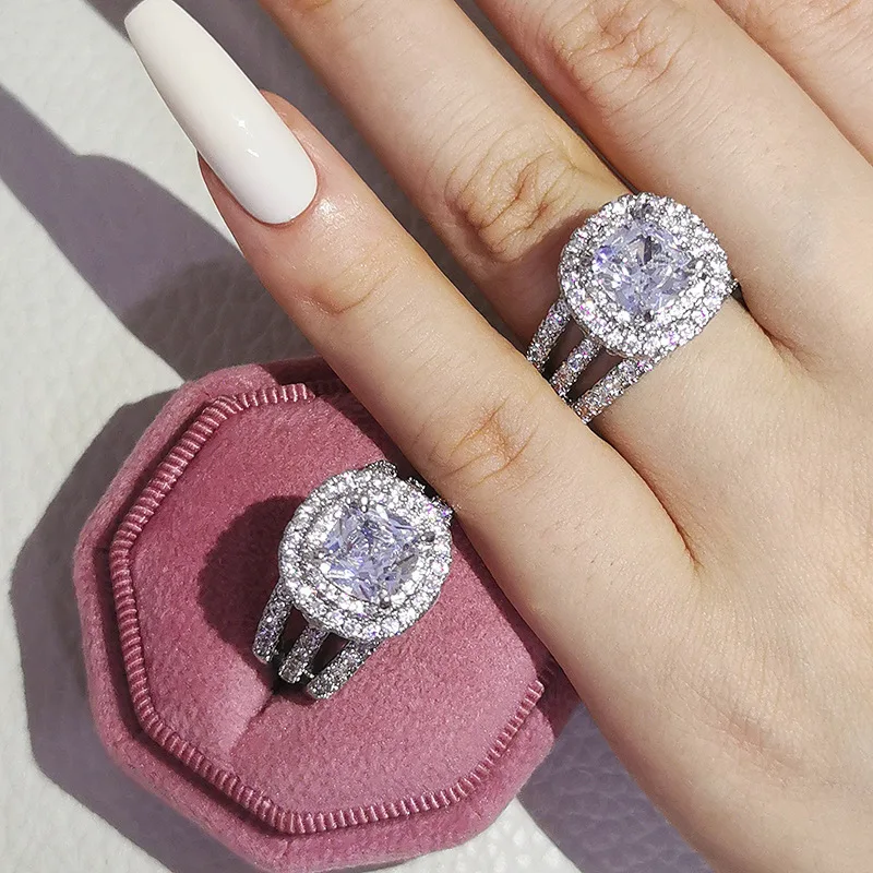 Direct selling  fashion hot selling shaped colored diamond ladies daily wedding rings
