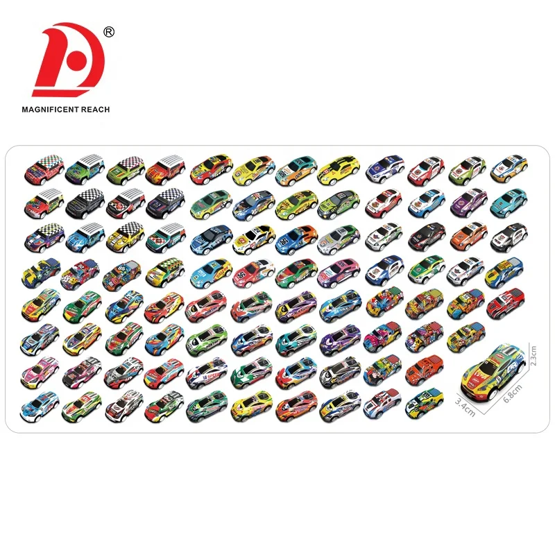 HUADA 2023 Unique Design New Arrival Alloy Pull Back Car Mini Metal Diecast Cars For Children