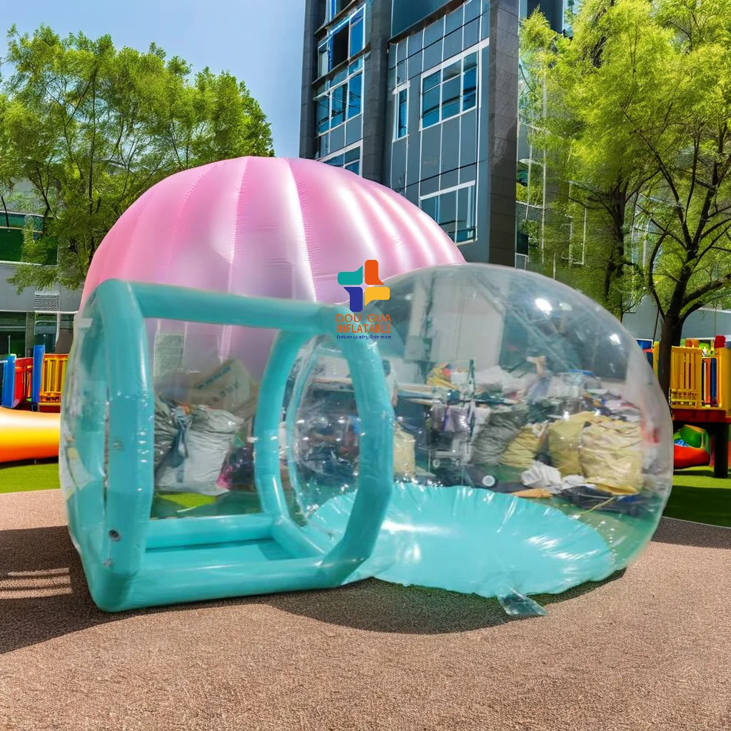 Clear Transparent Inflatable Bubble House Kids Party Fun Dome Balloons Igloo Tent for School Occasions