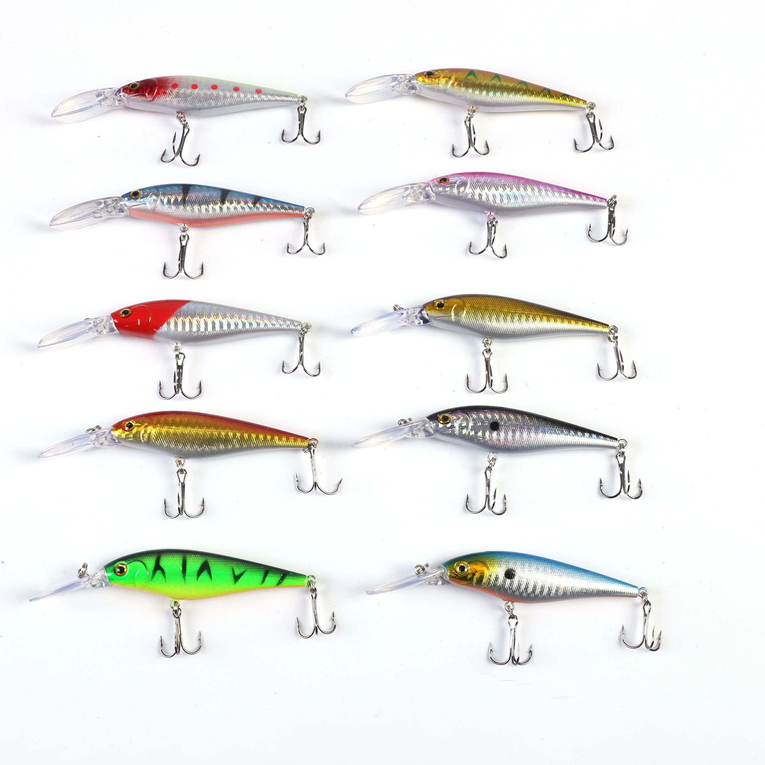 Лидер продаж, рыболовная приманка в форме гольяна, оптовая продажа, красочная жесткая приманка из АБС, поставщики искусственных рыболовных приманок