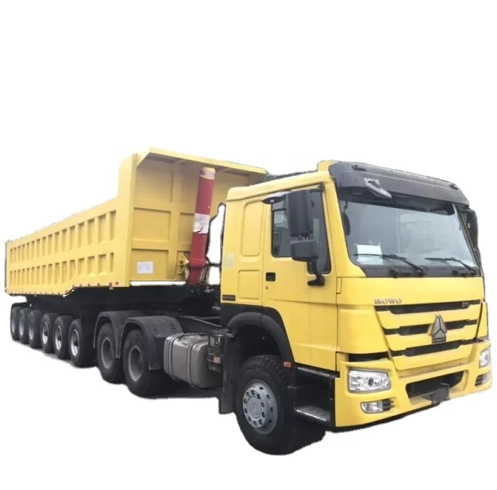 Sinotruck Dump 8X4 6X4  6X6 25 30 50 Toneladas Tipper Truck Tractor Head 12 10 Wheels Dump Truck Camion De La Basura