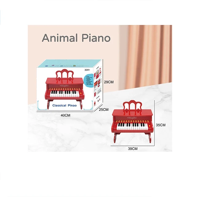 32 Key Electric Keyboard With Mic Kids Educational Game