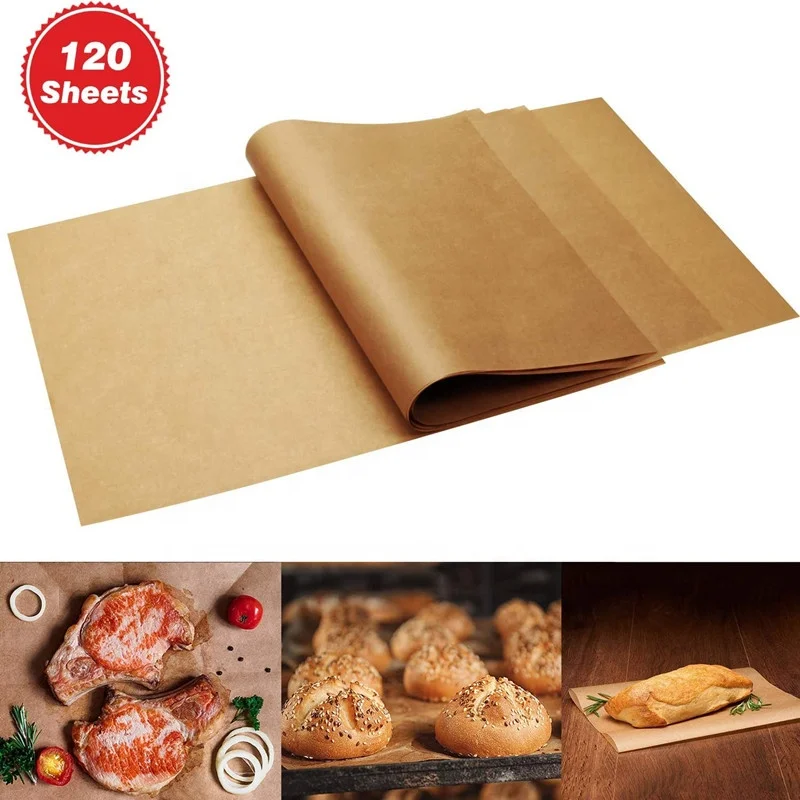 Food grade disposable reusable compostable double silicone custom cooking non-stick parchment baking sheet paper