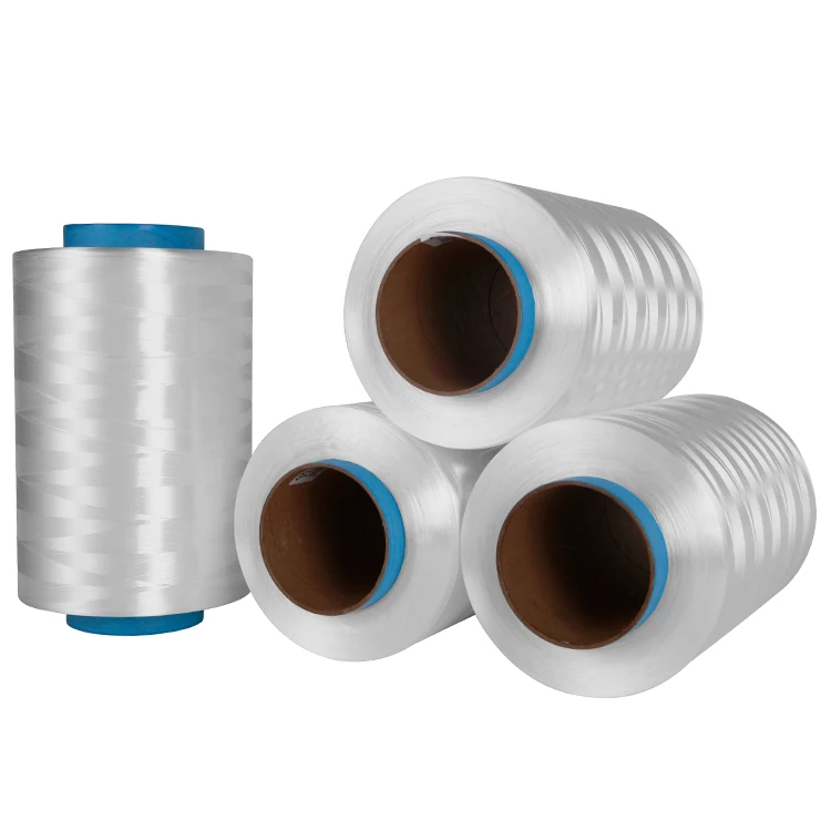 High strength good chemical resistance friction white 800D UHMWPE filament twisted yarn