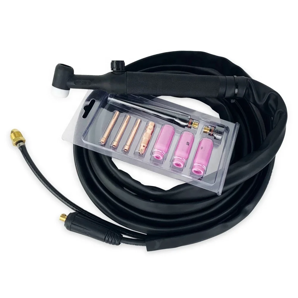 WP26FV Tig Welding Torches 3.7M 10-25 Connector TIG Welding Torch for tig machines