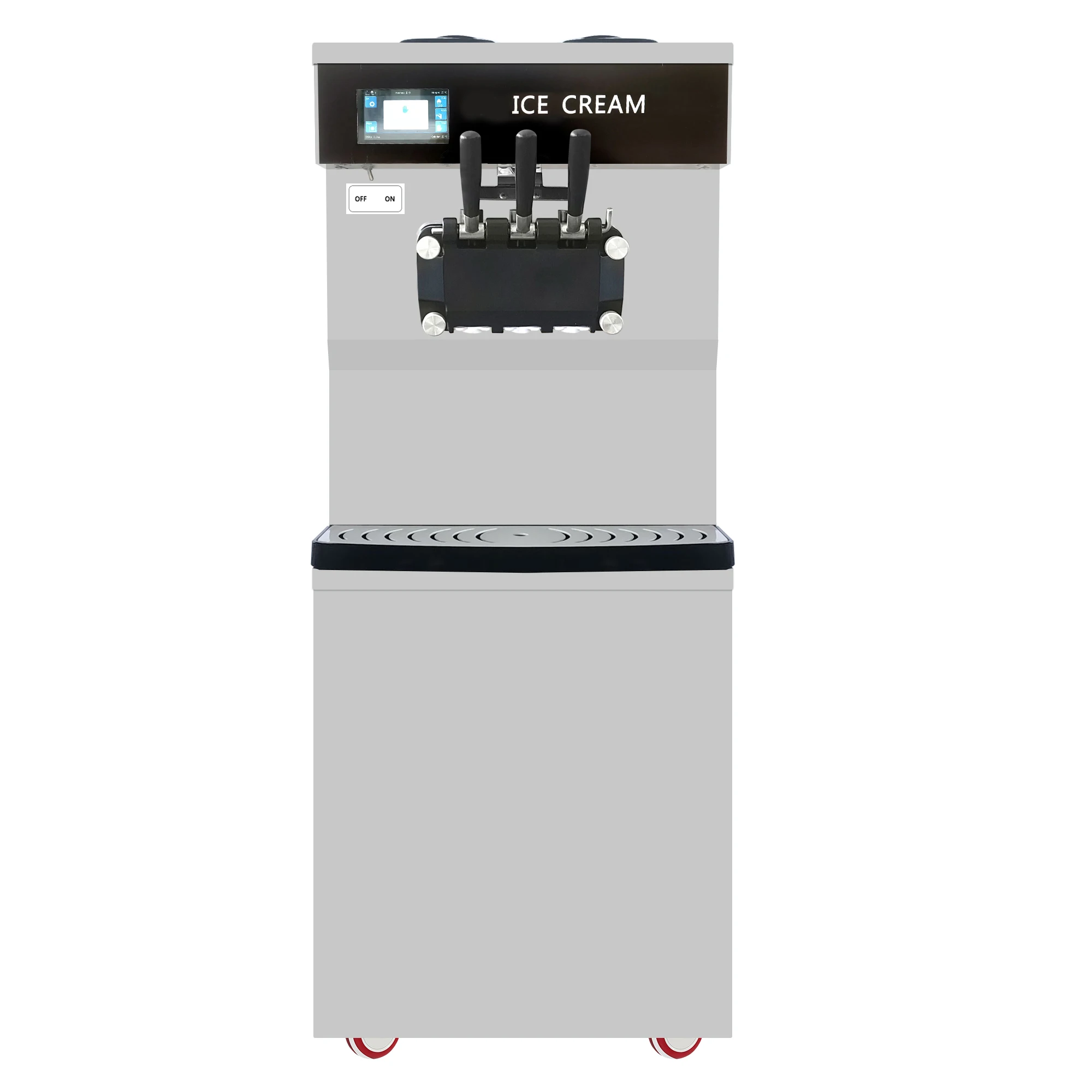 Hot Sale Professional Manufacturer 3 Flavors Commercial Soft Ice Cream Machine Soft Sereve With Regeneration function