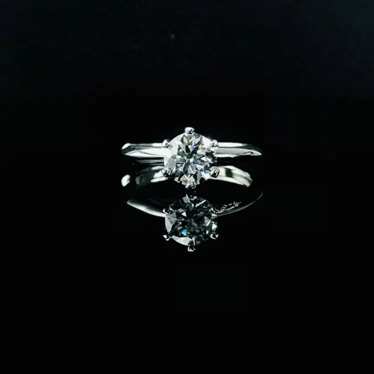Factory Direct Sales Factory Manufacturer Moissanite Rings 925 Sterling Silver