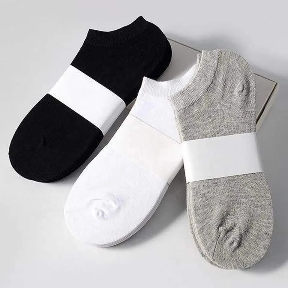 Wholesale Black White Grey Short Socks