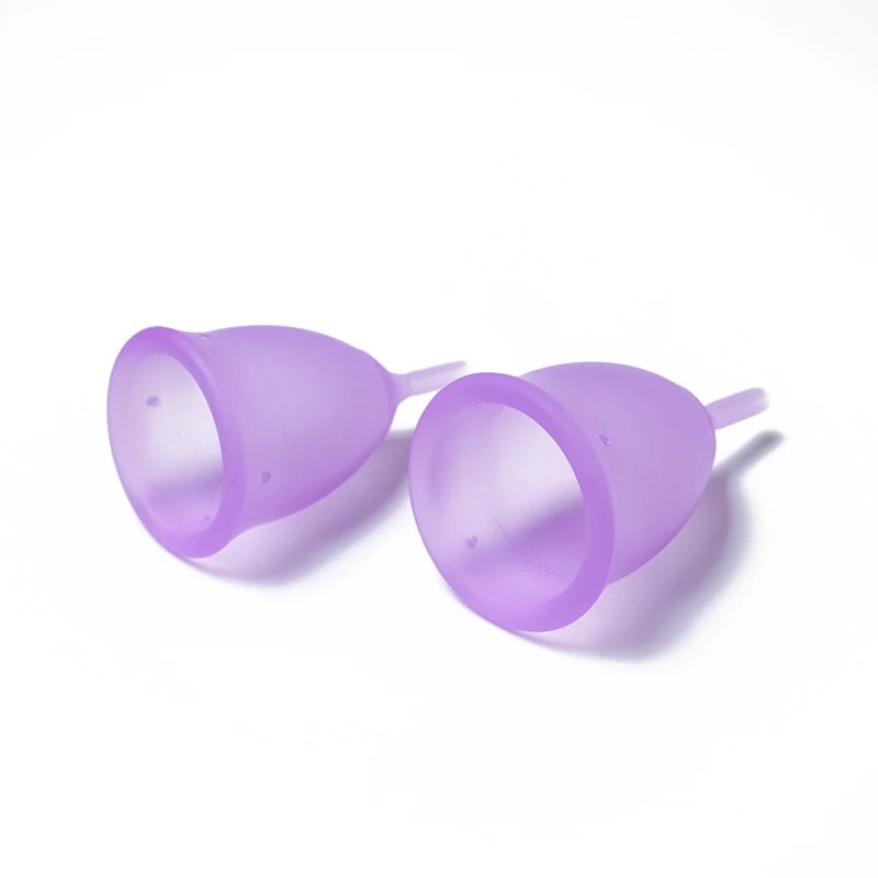 New Design Reusable Medical Grade Silicone Collapsible Menstrual Cup