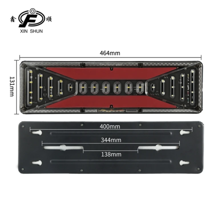 
New custom vehicle accessories led tail light taillight lamp for truck trailer dump truck 