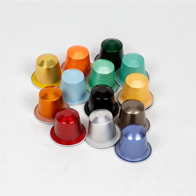 Customized Aluminum Capsule Coffee Packaging Compostable Nespresso Pods Coffee Capsules for Sale