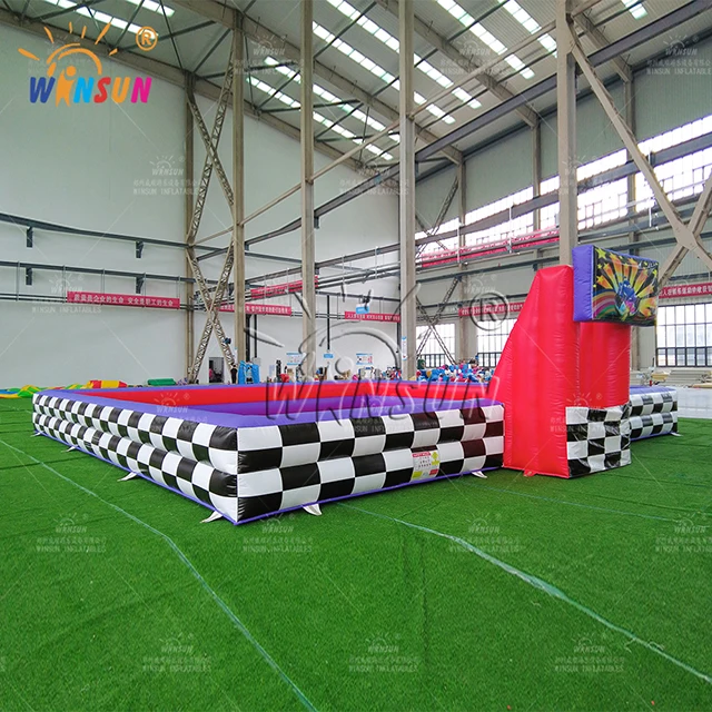 Sport game inflatable interactive game Bumper Car Inflatable Race Arena commercial inflatable games for event