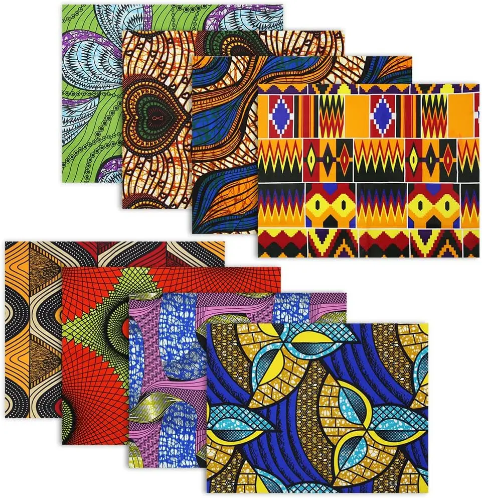 Wholesale Polyester ankara wax fabric print african batik fabric 6 yards africa wax fabric