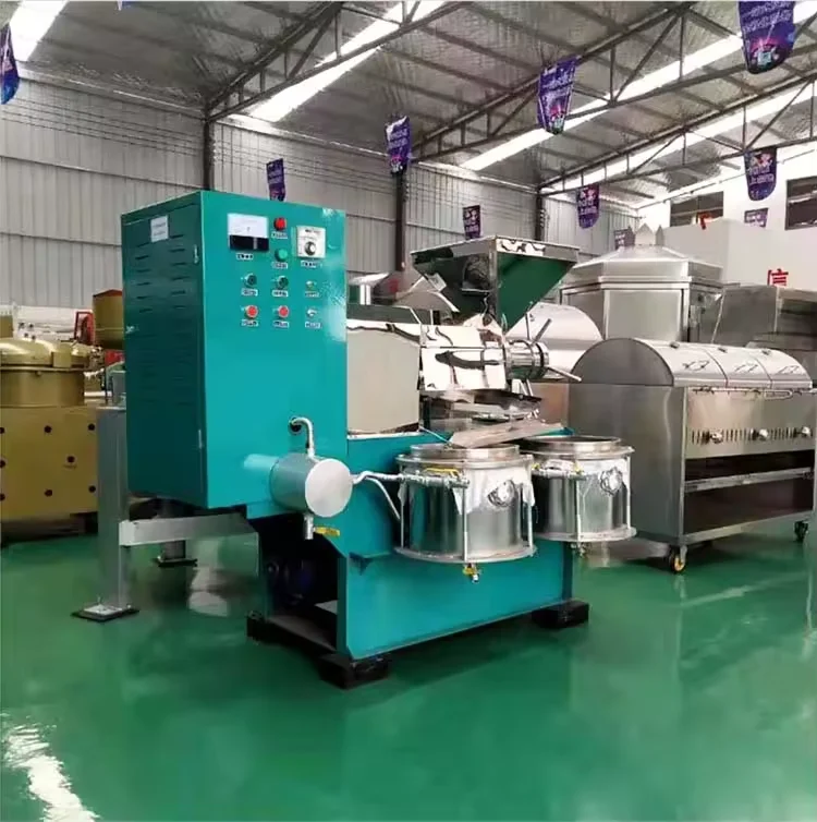 mini screw sunflower seeds oil pressing and refining machine