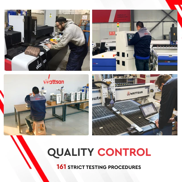 Wattsan 1325 E Raycus MAX Photonics IPG 1500W 6000W Aluminium Steel brass laser metal cutting machine 2000w laser power